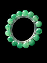 Load image into Gallery viewer, Premium Jade Beaded Bracelet - 13-21mm Large Round Green Quartzite Jade Bracelet, Unisex Luxury Crystal Statement Jewelry